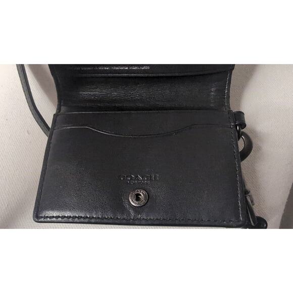 Coach Keith Haring KH89 Monster ID Wallet Lanyard Signature Canvas - Picture 6 of 11